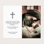 Katholieke Prayer Kaarten | Moeder Mary (Buitenkant ongevouwen)