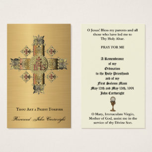 KATHOLIEKE PRIEST ORDINATION JUBILEUM HOLY CARDS VISITEKAARTJE