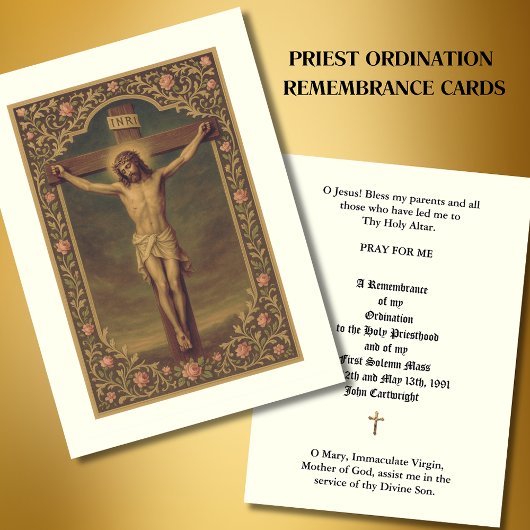 KATHOLIEKE PRIEST ORDINATION JUBILEUM HOLY CARDS VISITEKAARTJE