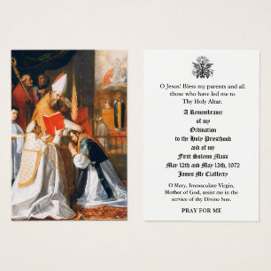 KATHOLIEKE PRIEST ORDINATION JUBILEUM HOLY CARDS VISITEKAARTJE