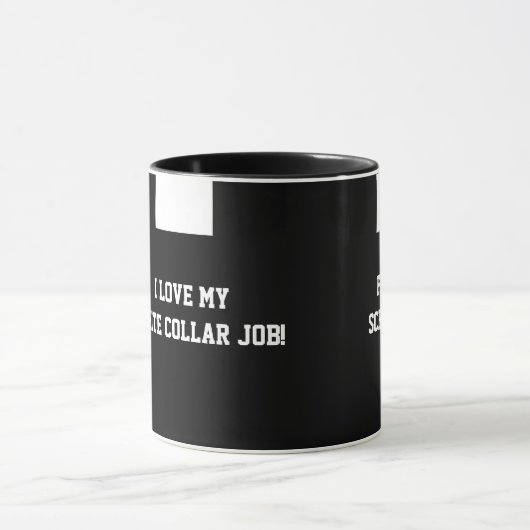 Katholieke priester Black Clergy Collar Religieuze Mok (Midden)