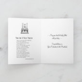 Katholieke priester traditionele eerste miskaart kaart (Binnen)