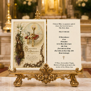 Katholieke Priesterwijding Jubileum Heilige Kaart