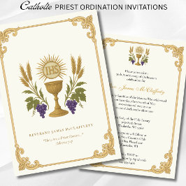 Katholieke Priesterwijding Jubileum Uitnodiging