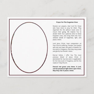 Katholieke purgator Jesus Good Shepherd Briefkaart