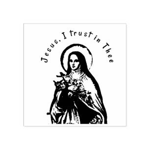 Katholieke Religie St. Therese Carmelite Nun Rubberstempel