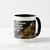 Katholieke Religieuze Citaat van St. Augustine Mok (Voorkant rechts)