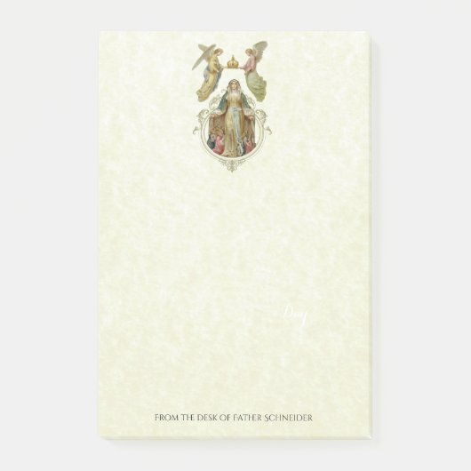 Katholieke Religieuze Geloofde Maagd Mary Angels Post-it® Notes (Voorkant)