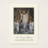 Katholieke reurrectie Funeral Prayer Kaart (Voorkant)