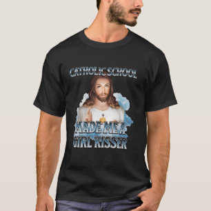 Katholieke school maakte me een meisjeszoener Jezu T-shirt