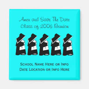 Katholieke School Reünie non Save The Date Custom Magneet