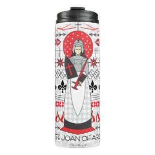 Katholieke Sint Thermische Tumbler: St. Jeanne d'A Thermosbeker