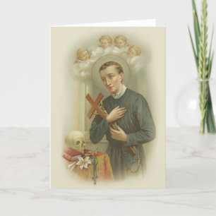 Katholieke St. Gerard Majella Religieuze Geboorte Kaart