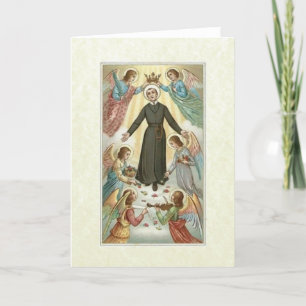 Katholieke St. Gerard Majella Religieuze Geboorte Kaart