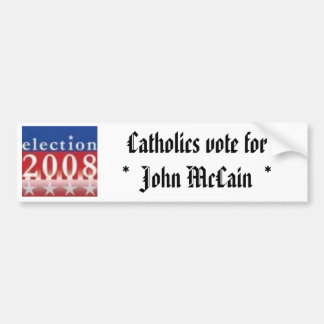 Katholieke stemming1 bumpersticker