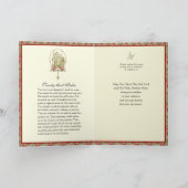 Katholieke sympathie Heilige Gezinsscriptie Prayer Kaart (Binnen)