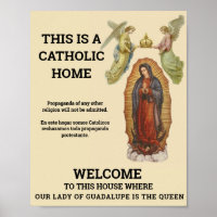 Katholieke Thuisvrouw van Guadalupe Spaans