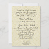 Katholieke Traditionele Bridal Weddenschap Kaart (Achterkant)