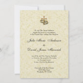 katholieke traditionele bruinbruiddas kaart (Achterkant)