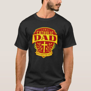 Katholieke Vader Familie Bescherming Mannen T-shirt