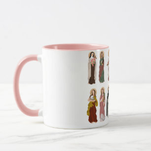 Katholieke Vrouwen Saint Coffee Mok, 11 oz Mok