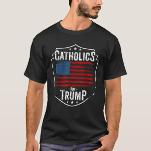 Katholieken voor Trump Traditionele Conservatieve  T-shirt