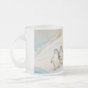 Kathy Faggella Penguin Stroll Matglas Koffiemok