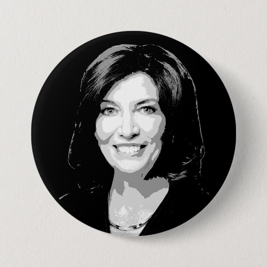 Kathy Hochul Ronde Button 7,6 Cm (Voorkant)