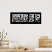 KATIE  Alphabet Letter Name Art Poster (Keuken)