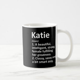Katie Definitie Gepersonaliseerde Naam Grappig Ker Koffiemok