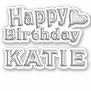 Katie Happy Birthday Autocollants