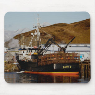 Katie K, Crab Boat in de Nederlandse haven, Alaska Muismat