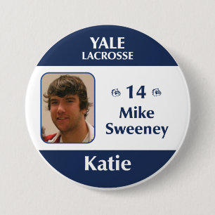 Katie - Mike Sweeney Ronde Button 7,6 Cm
