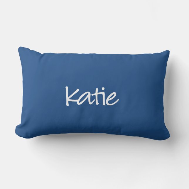 Katie Pillow - modern script Kussen (Voorkant)