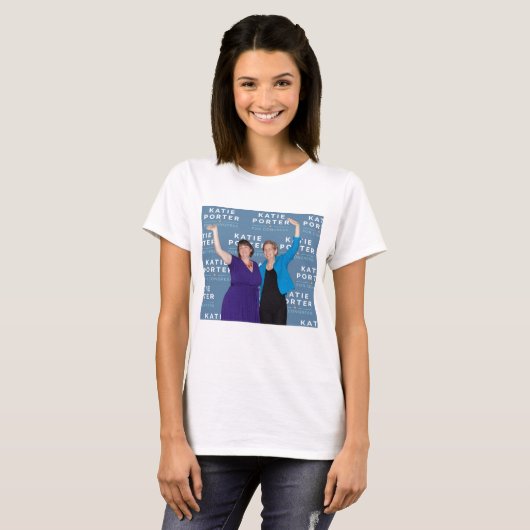 Katie Porter Elizabeth Warren T-shirt (Voorkant volledig)
