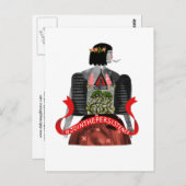 Katie Vernon Briefkaart (Voorkant / Achterkant)