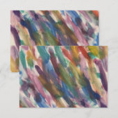 Katie's artwork #1 - Note Kaart Notitiekaartje (Voorkant / Achterkant)