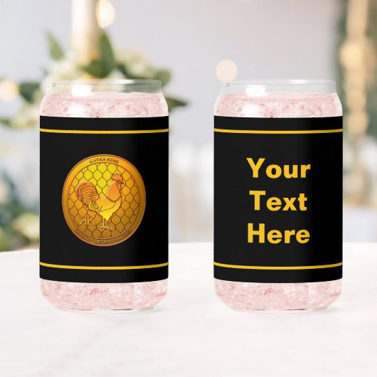 KatkaKoin Poultry Cryptocurrency ICO Blikvorm Glas (Insitu (Huwelijk))