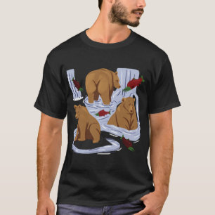 Katmai-beren blokkeren t-shirt