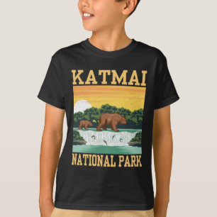 Katmai Nationaal Park Alaska Beer Wandel Buitenluc T-shirt