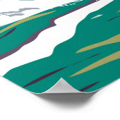 Katmai Nationaal Park Tienduizend roken Poster (Hoek)