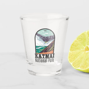 Katmai Nationaal Park Tienduizend roken Shot Glas