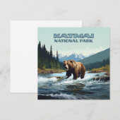 Katmai National Park Alaska Beer Brooks River (Voorkant / Achterkant)