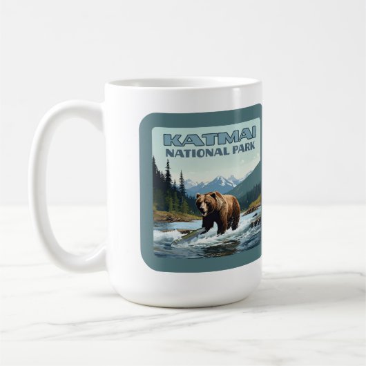 Katmai National Park Alaska Beer Brooks River Koffiemok (Links)