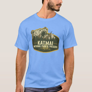 Katmai National Park And Preserve Alaska Retro Bad T-shirt