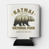 Katmai National Park, Established 1918, Alaska Blikjeskoeler (Achterkant)