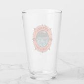 Katmai National Park Grizzly Beer Retro Compass Glas (Achterkant)