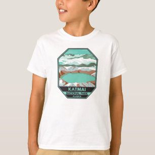 Katmai National Park Summit Crater Lake Alaska T-S T-shirt