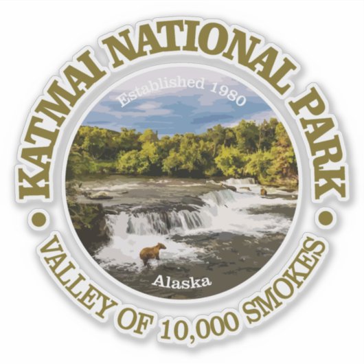 Katmai NP2 Sticker (Voorkant)
