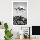 Katmai Volcano Alaska 1913 Poster (Thuiskantoor)